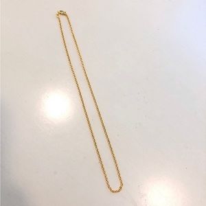 18” 18k GF gold filled necklace